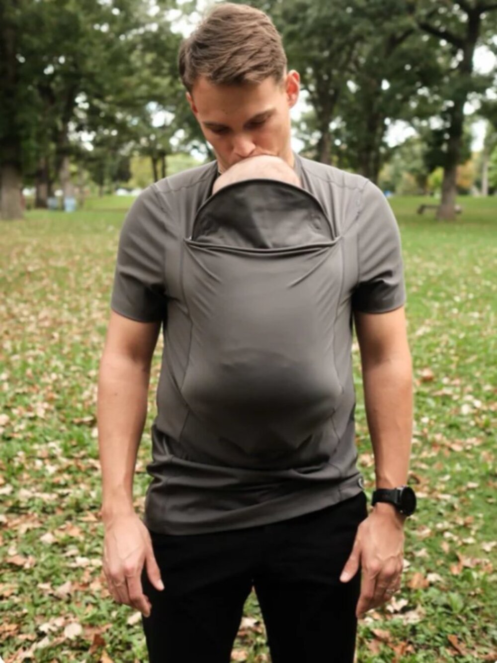 Lalabu Dad Shirt | Gray | Size Large